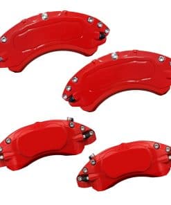 AOOA Cubiertas de Pinzas de Freno de Aluminio Rojas para