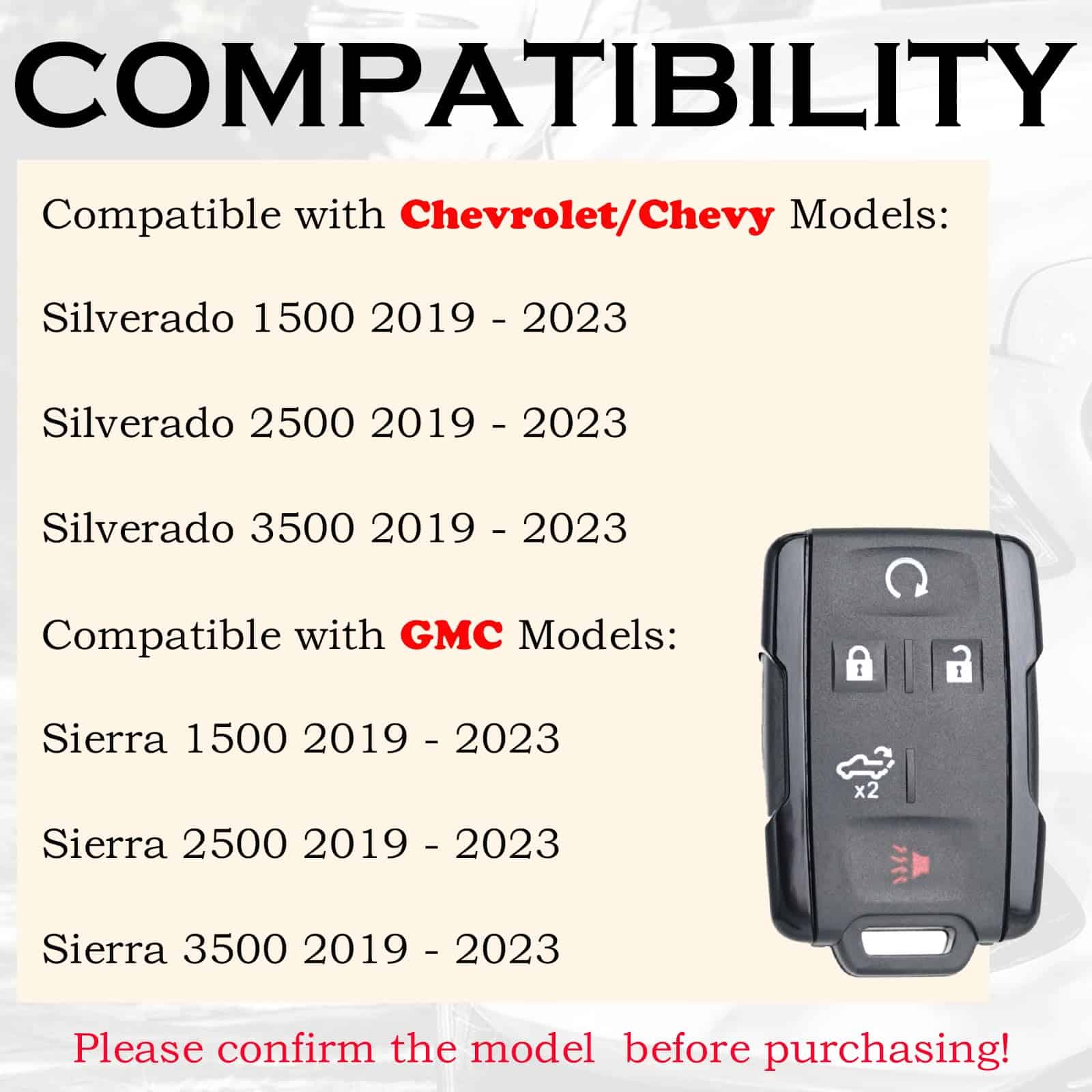 Control Remoto de Arranque sin Llave para Chevy Silverado - Imagen 3