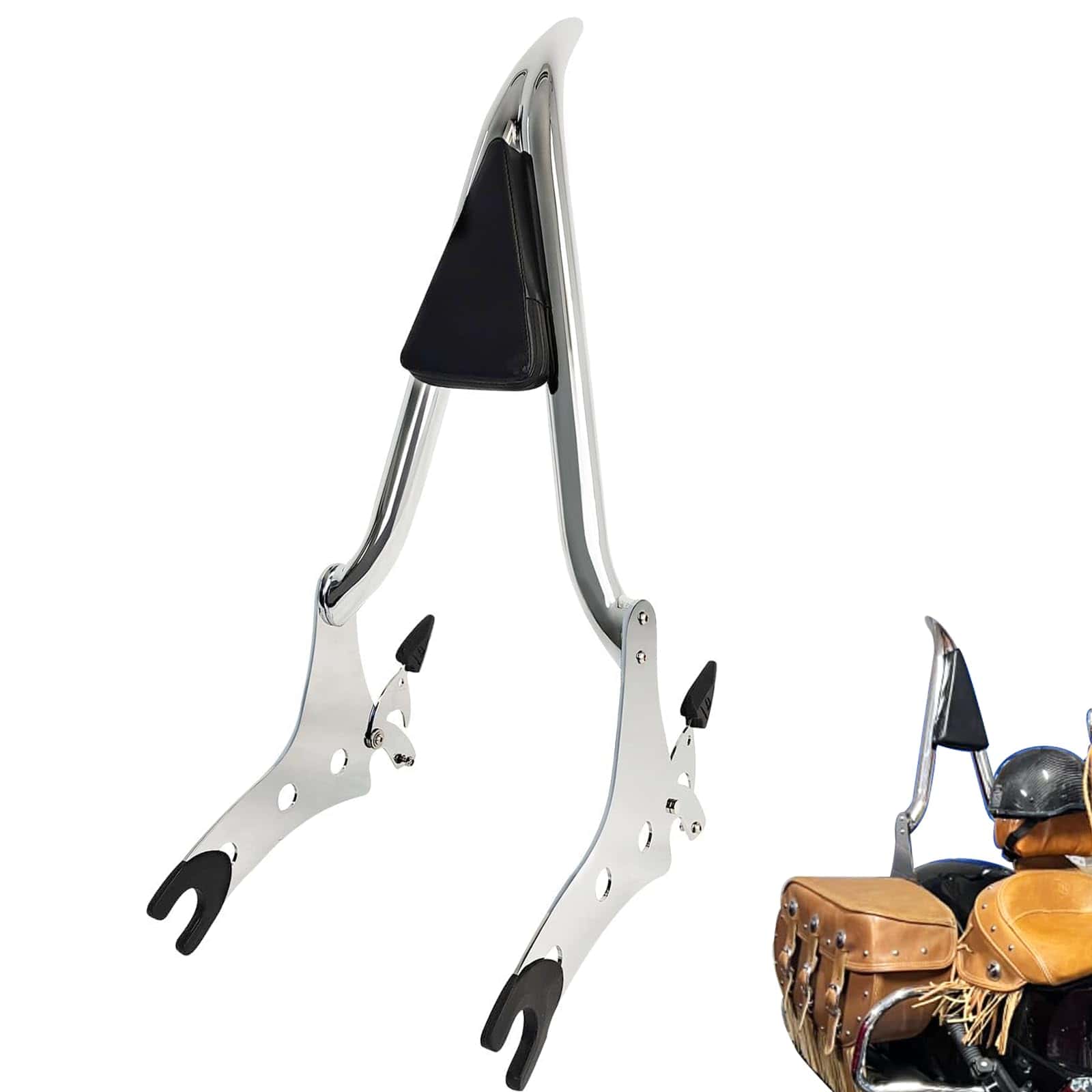 Respaldo Sissy Bar para Motocicleta Compatible con Indian