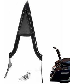 DreDoggMoto Respaldo de pasajero para motocicleta Sissy Bar