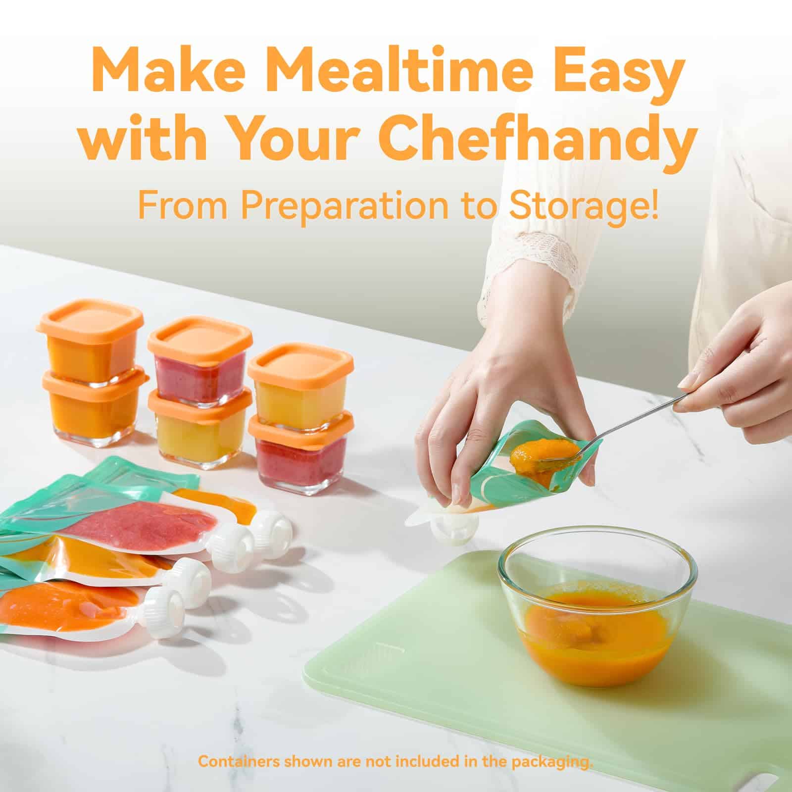 Procesador de Alimentos para Bebés Chefhandy, 5 en 1 - Imagen 9