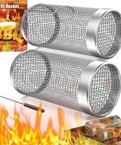 Cestas de Grill Giratorias SBMKK para Parrilla al Aire