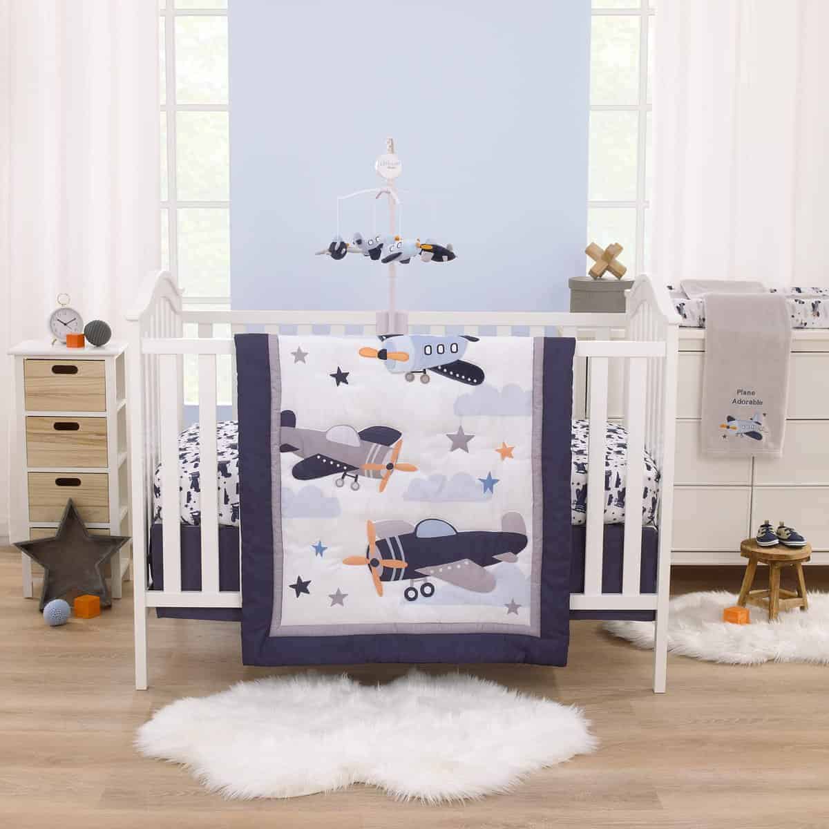 NoJo Little Love Soar High Little One Juego de Ropa de Cuna