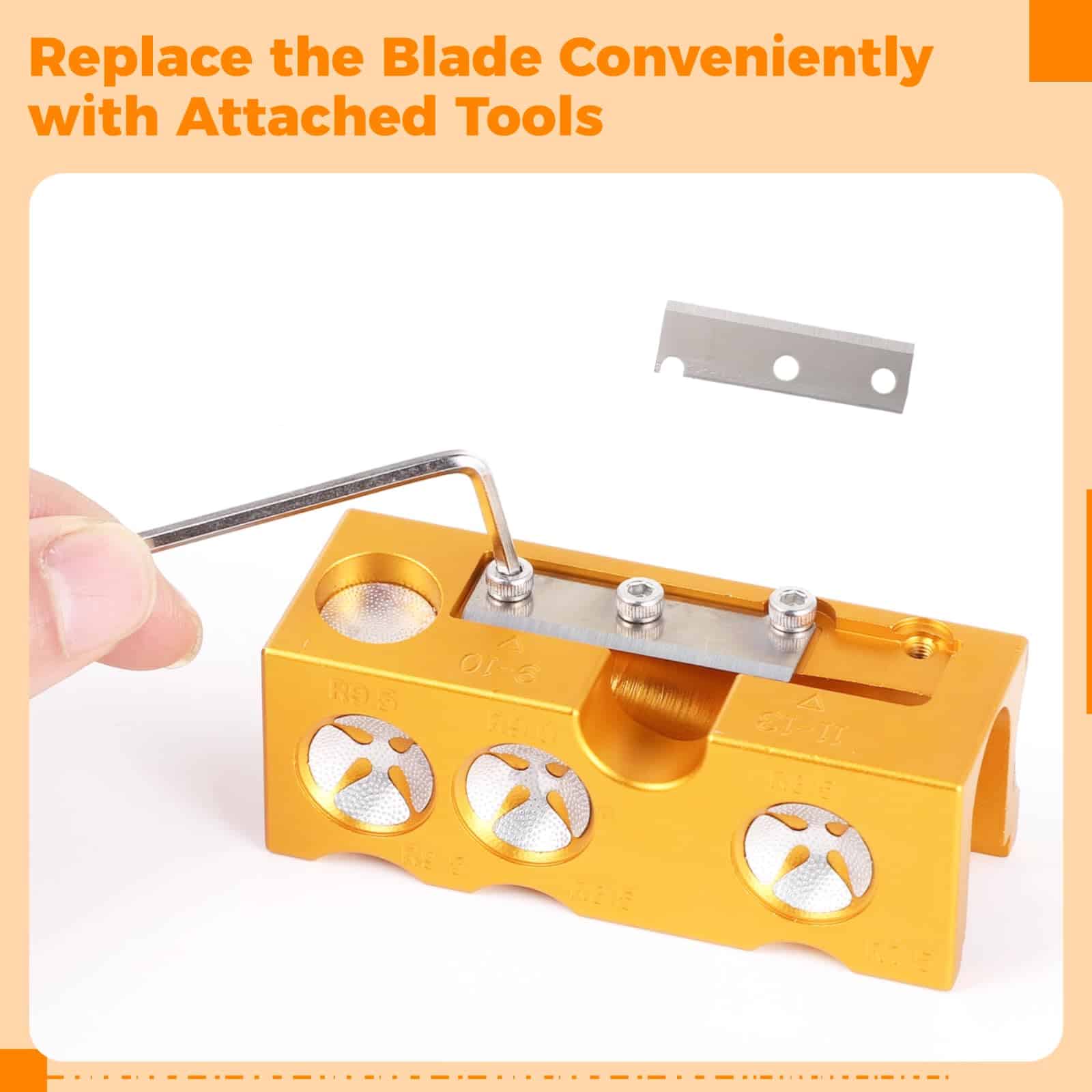 Herramienta de reparación de punta de taco de billar de - Imagen 8