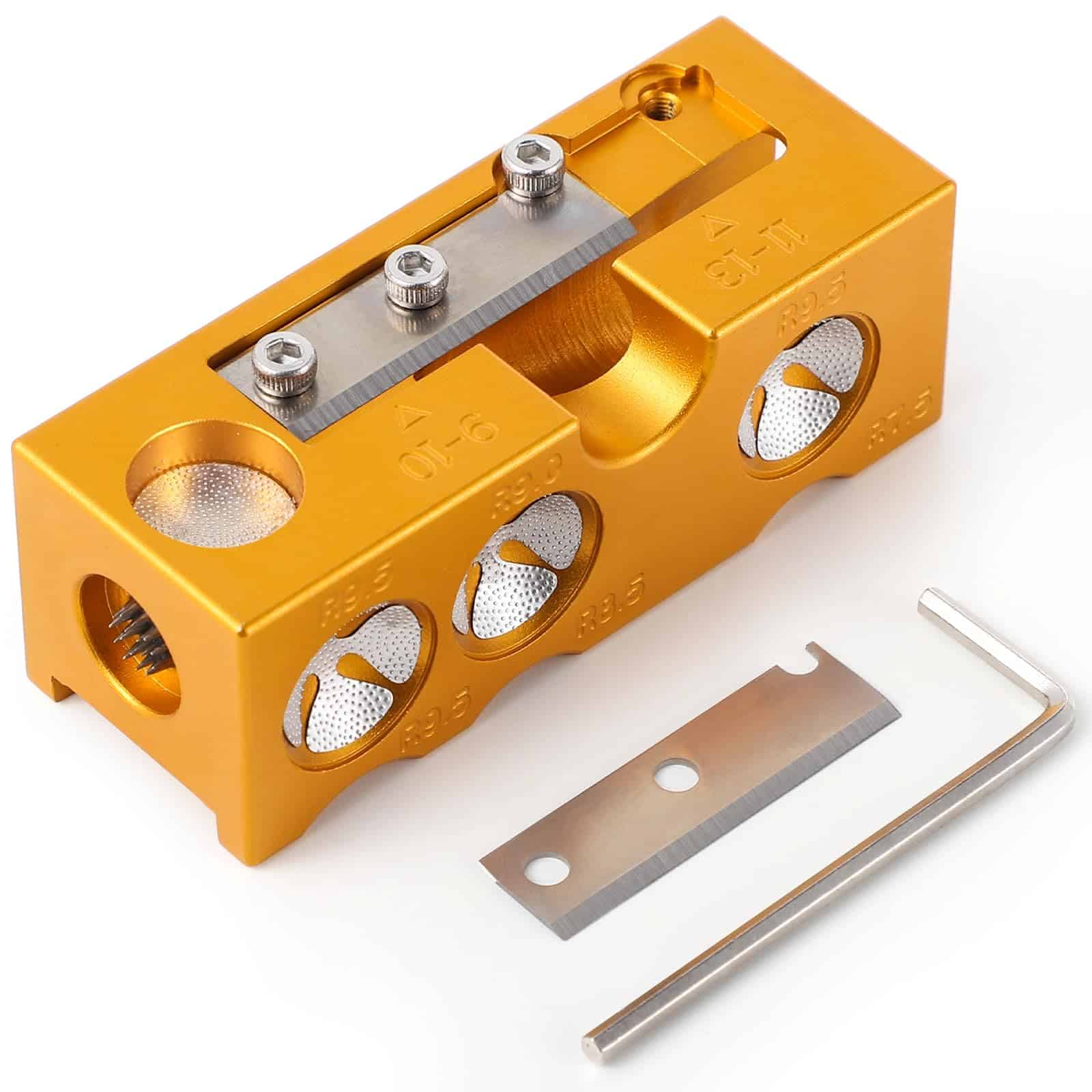 Herramienta de reparación de punta de taco de billar de