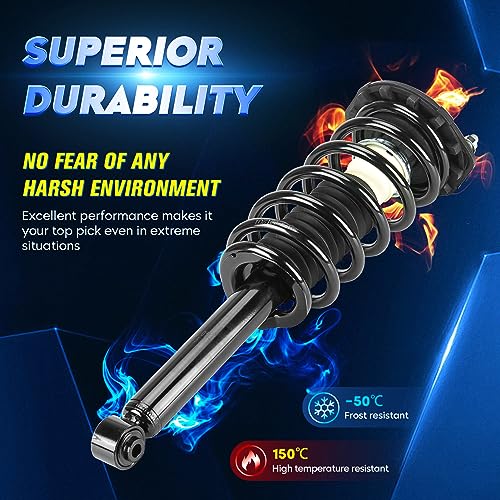 Conjunto de amortiguador de resorte de amortiguador trasero - Imagen 4