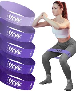 Bandas de Resistencia de Tela para Entrenar -Morado