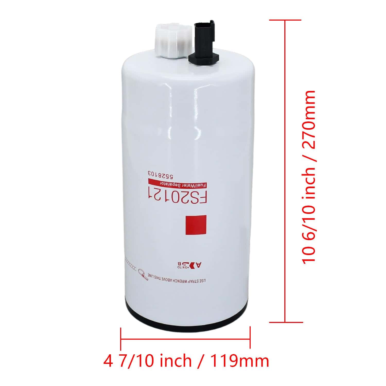 Filtro Separador de Agua de Combustible Molloparts FS20121 - Imagen 3