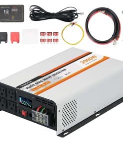 Inversor de Onda Senoidal Pura OUBOTEK 2000W 12V DC a 120V