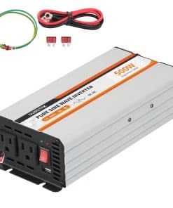 Inversor de Potencia OUBOTEK 500W, convertidor DC 12V a AC
