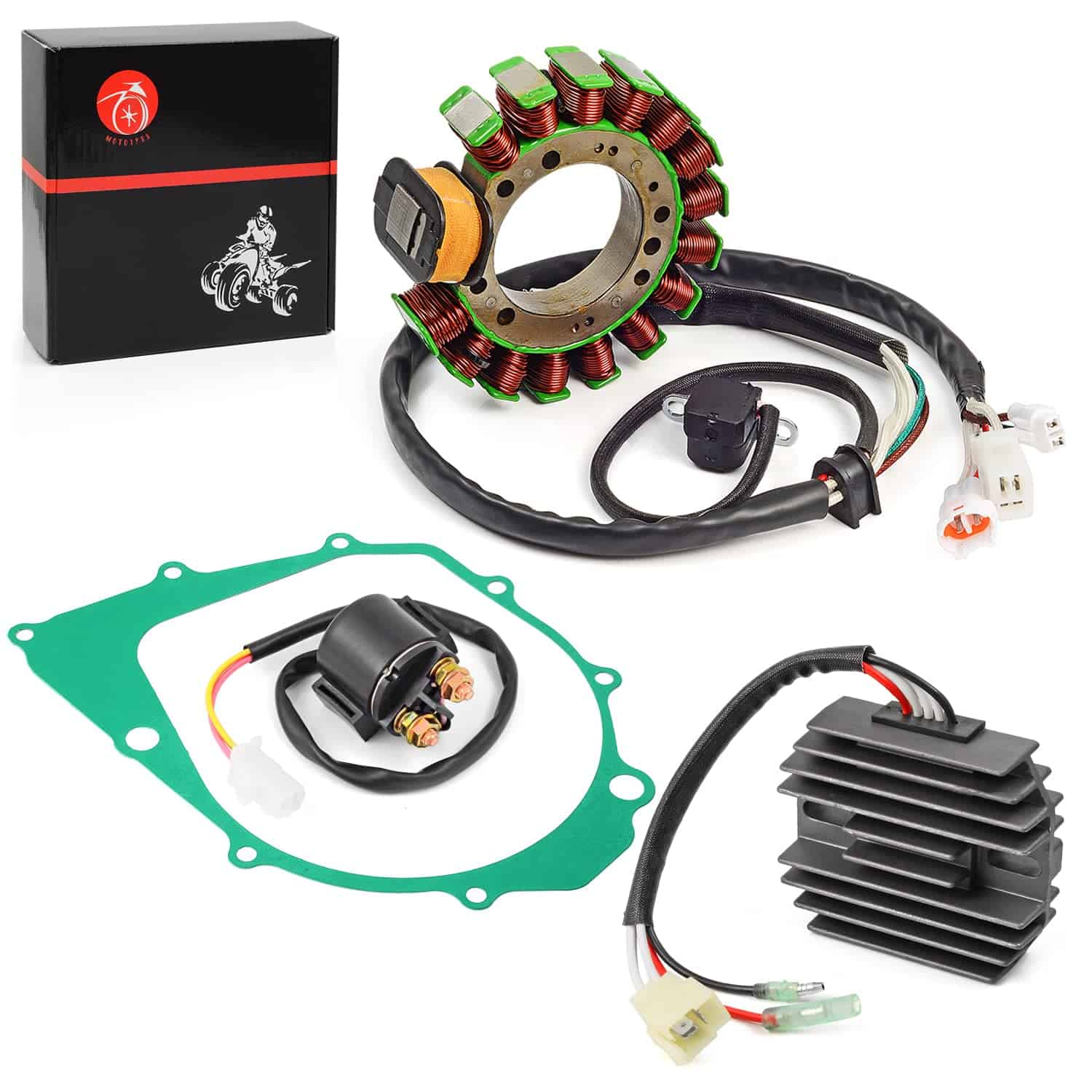 Stator & Regulador Relé con Junta Compatible con Yamaha - Imagen 6