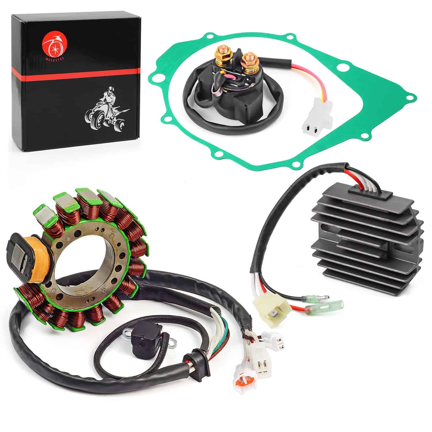 Stator & Regulador Relé con Junta Compatible con Yamaha