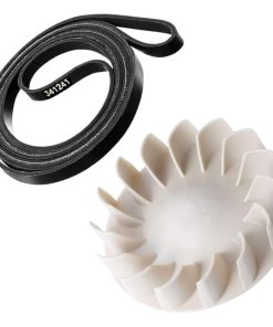 694089 & 341241 Rueda del soplador de secadora y correa de