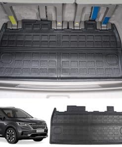 Tapete de maletero powoq Compatible con Kia Carnival