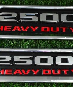 Par de Emblemas Nuevos 2500 para Reemplazo -Cromo