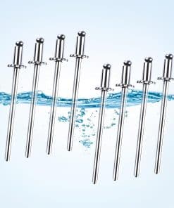 8pcs Para Chrysler GM Ford AMC Autos Remaches de Roseta de