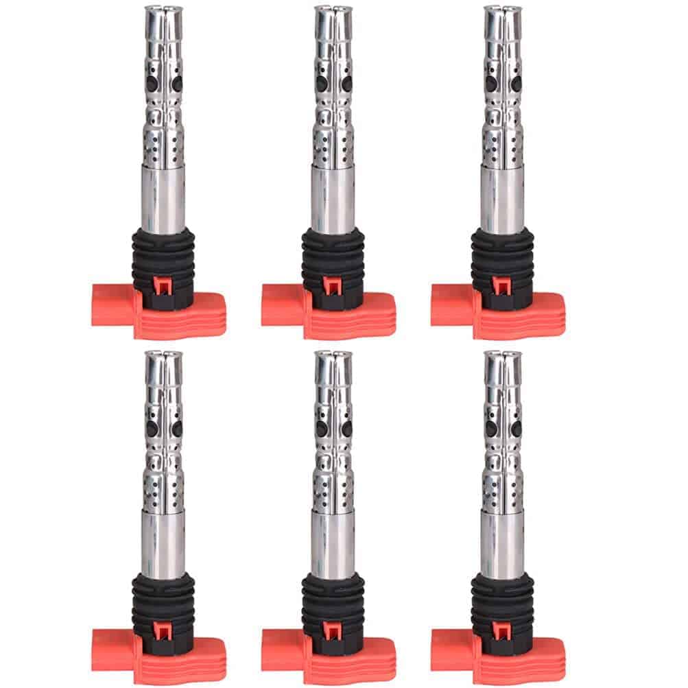 Bobina de encendido ECCPP UF483 PACK of 6 para A-udi A6