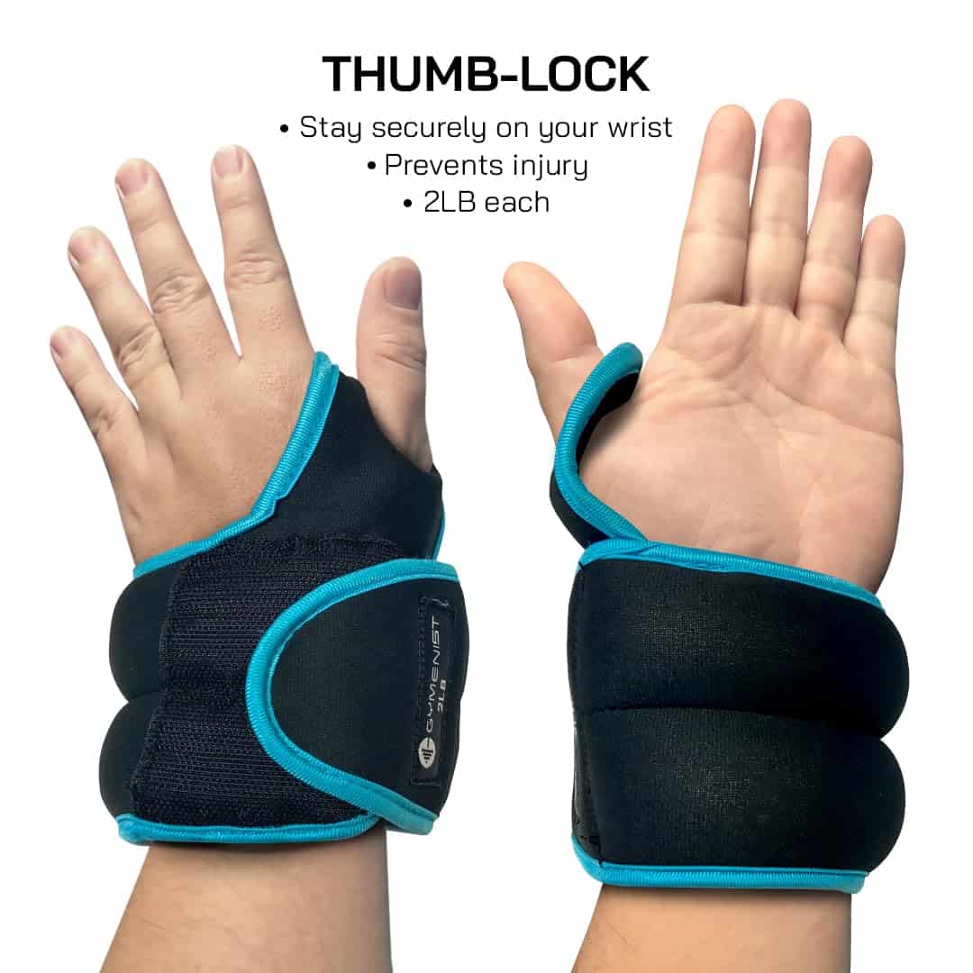 Par de Pesas para Muñeca con Agujero para el Pulgar, Ideal - Imagen 5