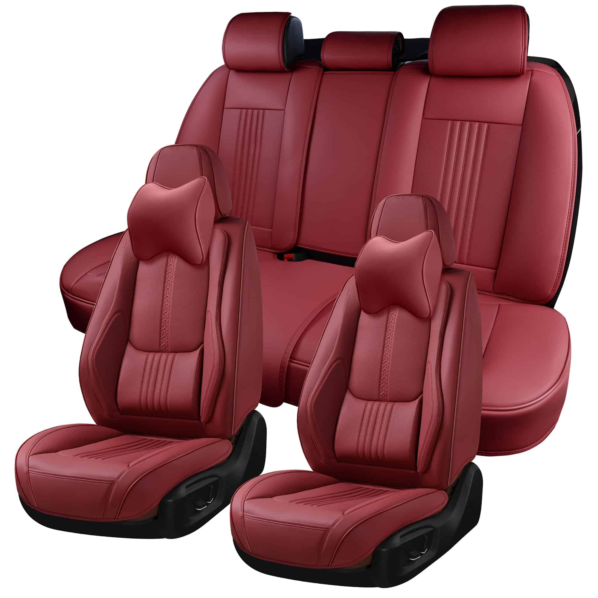 Fundas de Asiento para Automóvil BWTJF, Juego Completo de