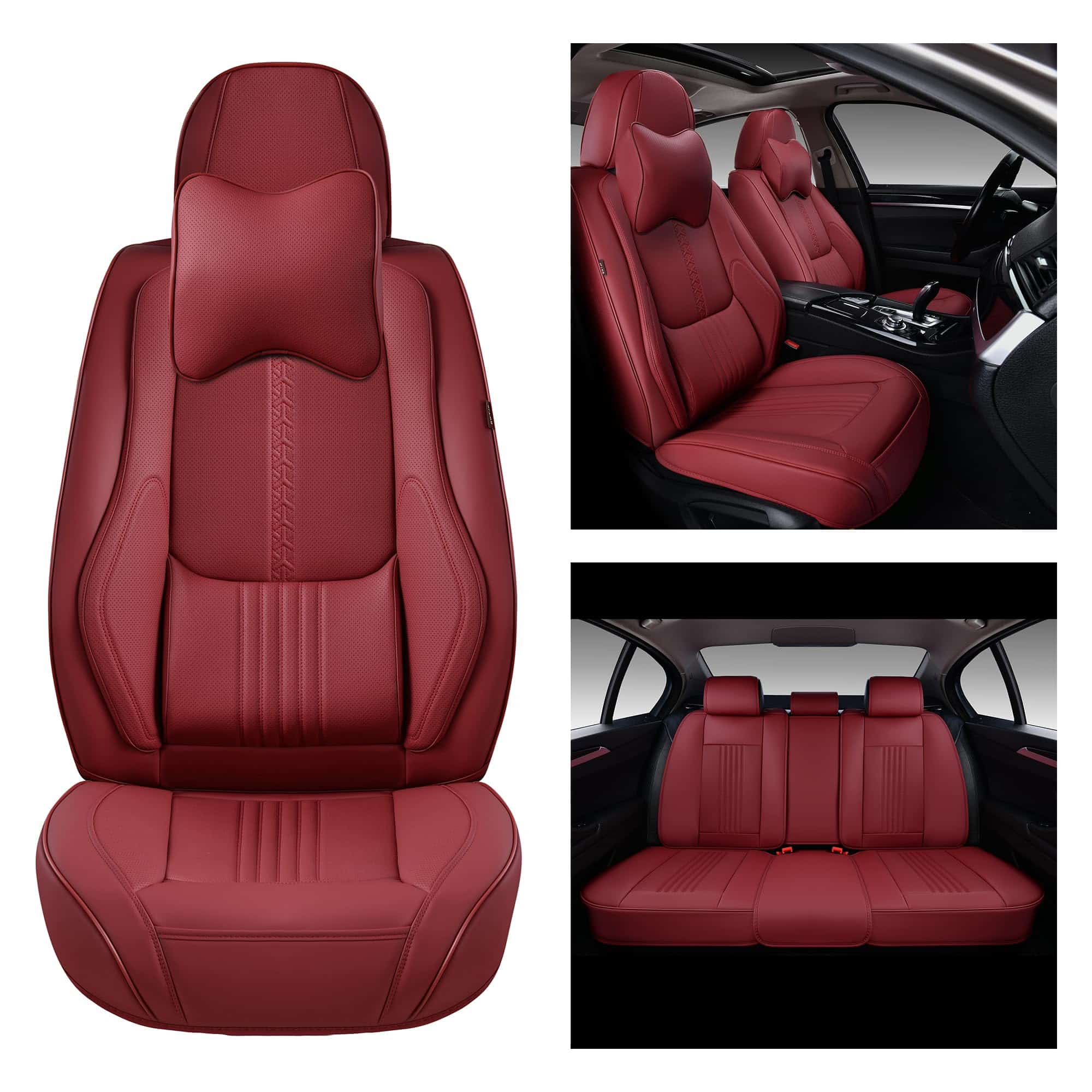 Fundas de Asiento para Automóvil BWTJF, Juego Completo de - Imagen 3