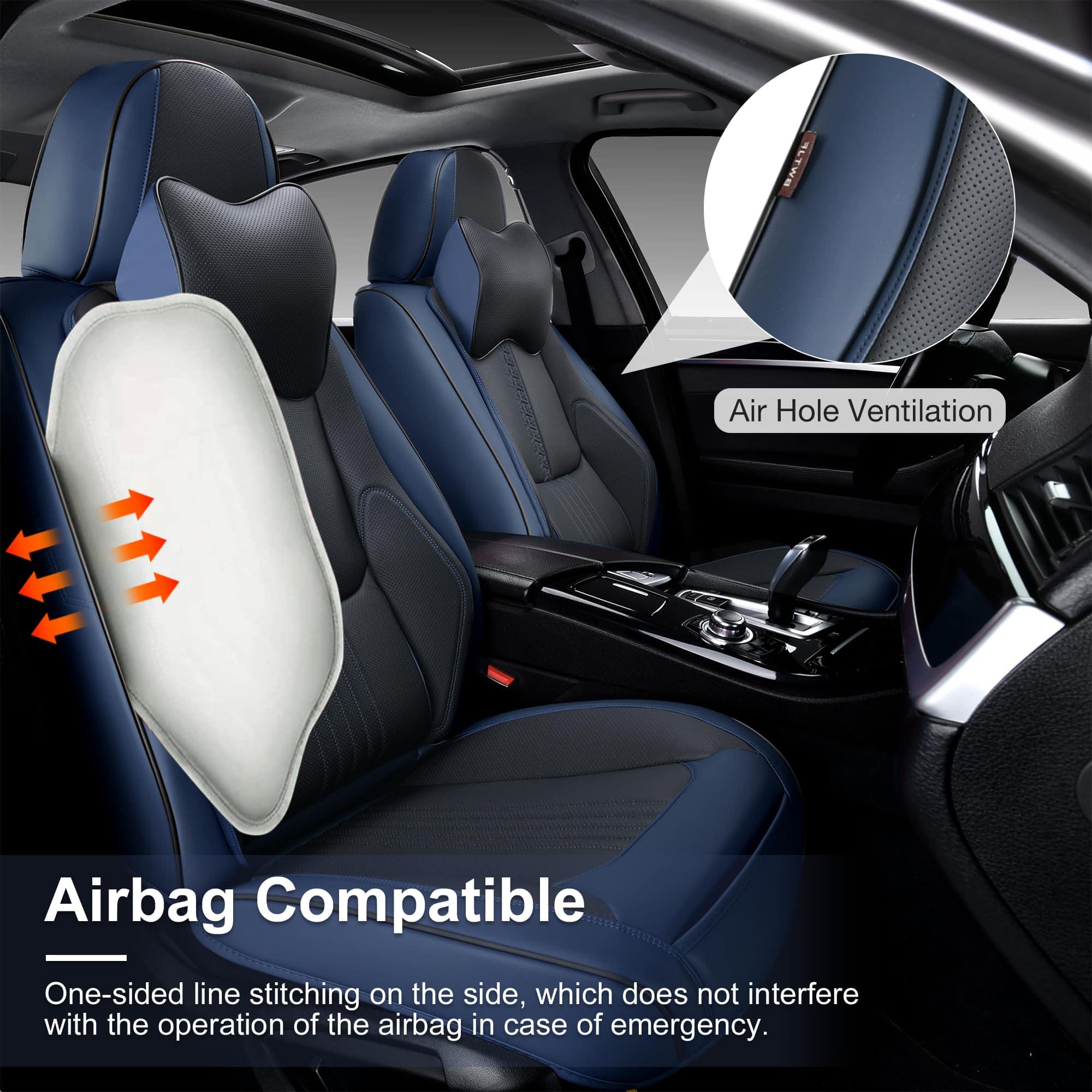 Fundas para Asientos de Coche BWTJF, Juego Completo de - Imagen 6