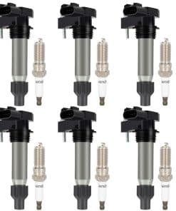 ECCPP 6 bobinas de encendido con 6 bujías de iridio, UF569,