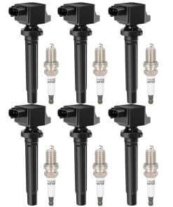 ECCPP UF562 6 bobinas de encendido con 6 bujías de iridio