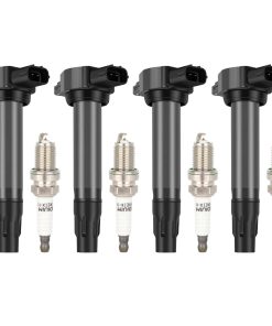 ECCPP UF589 4 bobinas de encendido con 4 bujías de iridio