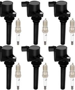 Paquete de 6 bobinas de encendido ECCPP DG500 con 6 bujías