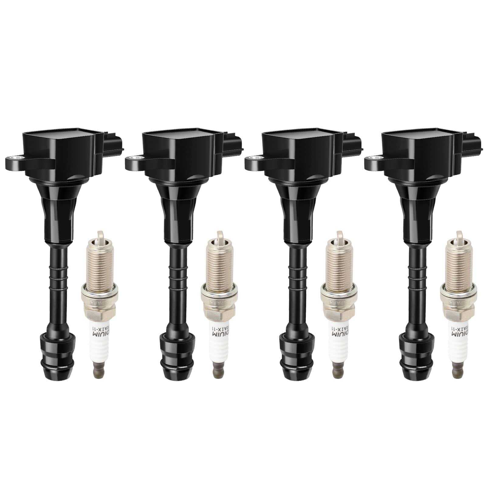 ECCPP UF351 4 bobinas de encendido con 4 bujías de iridio