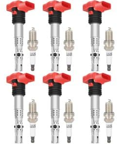 ECCPP UF483 6 bobinas de encendido con 6 bujías de iridio