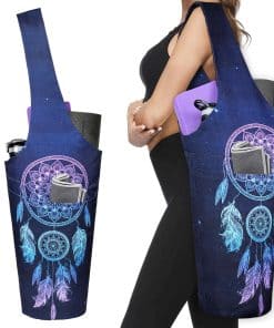 Bolsa para tapete de yoga Dreamcatcher - Bolsa larga con