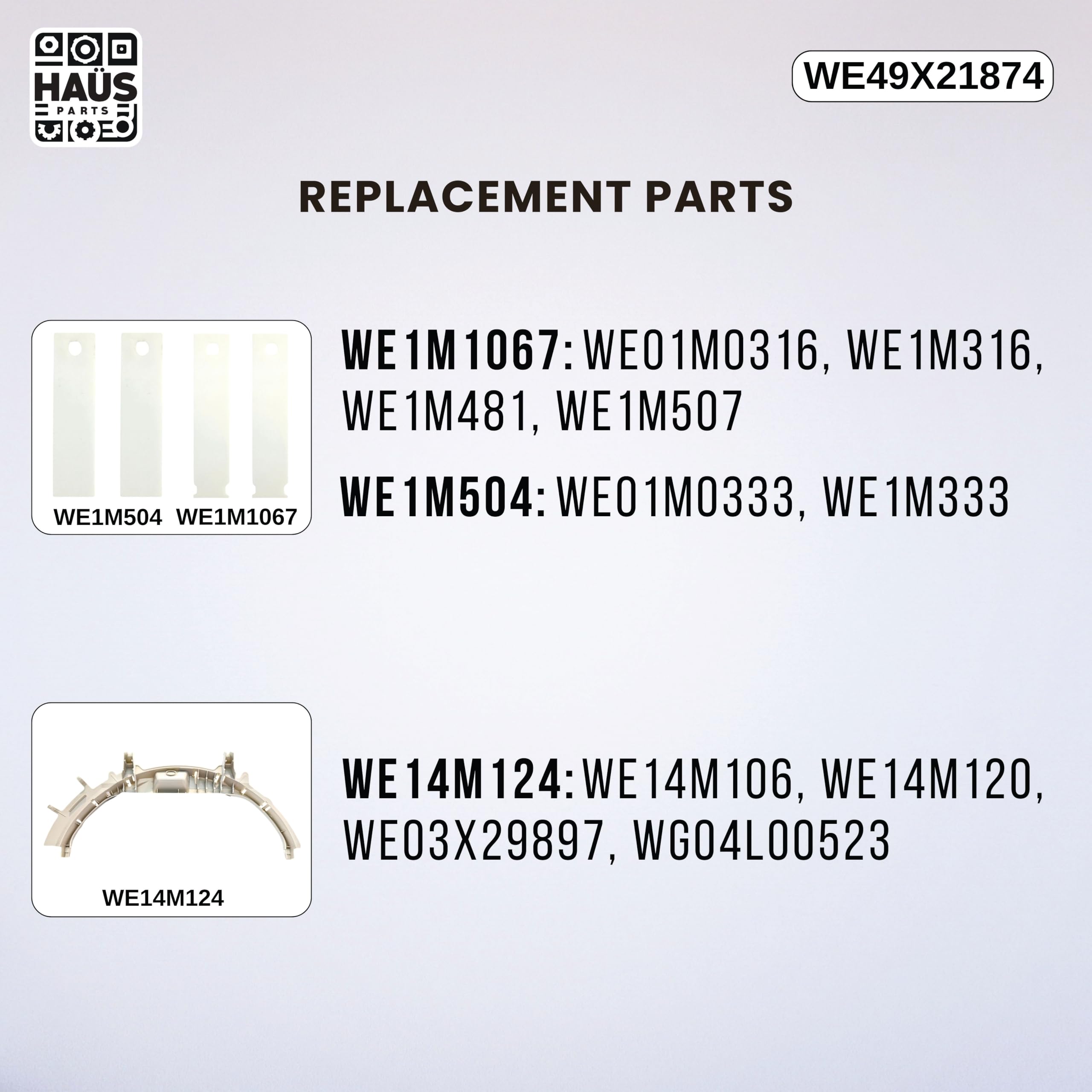 WE49X21874 Kit de Cojinete para Secadora GE - Reemplazo - Imagen 7