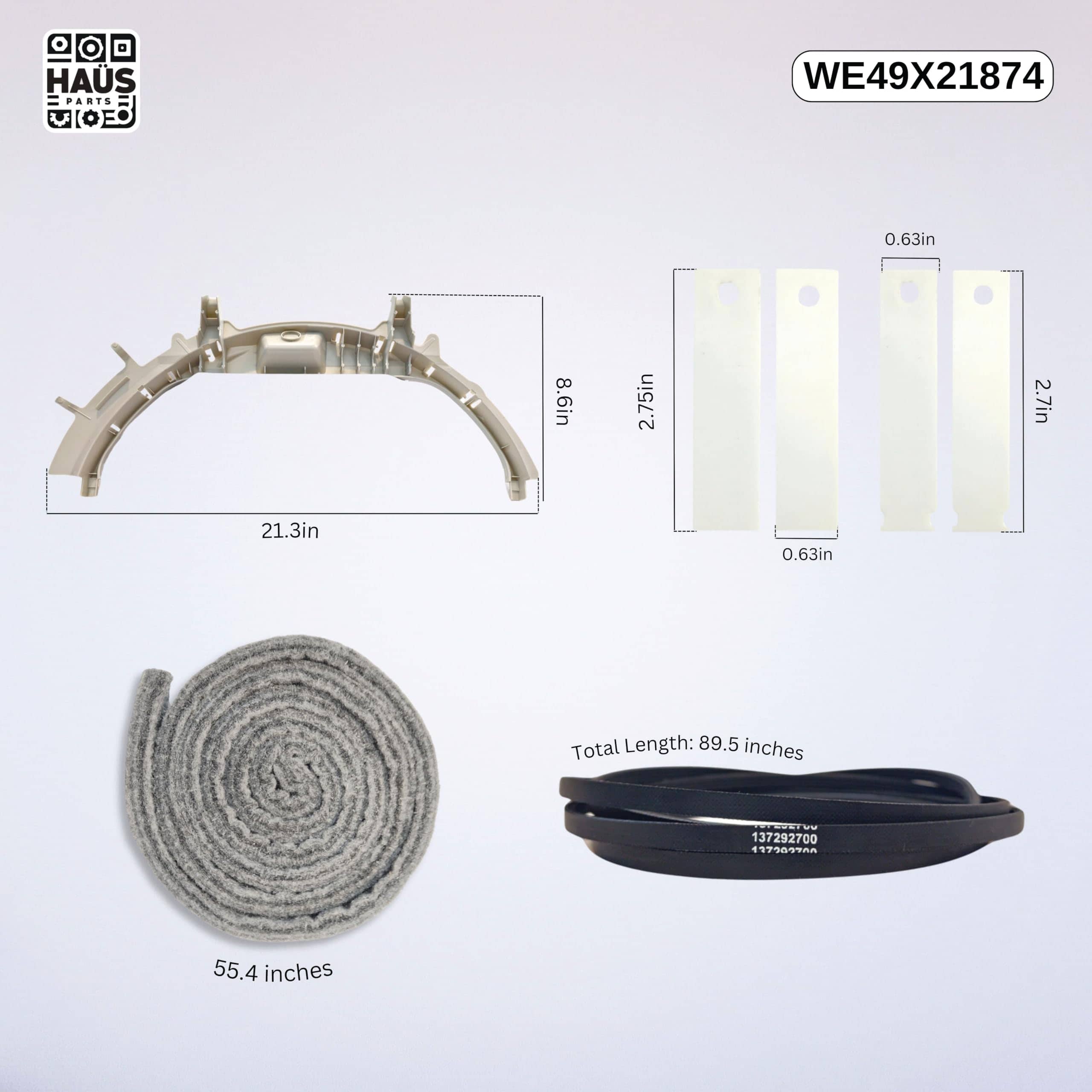 WE49X21874 Kit de Cojinete para Secadora GE - Reemplazo - Imagen 3