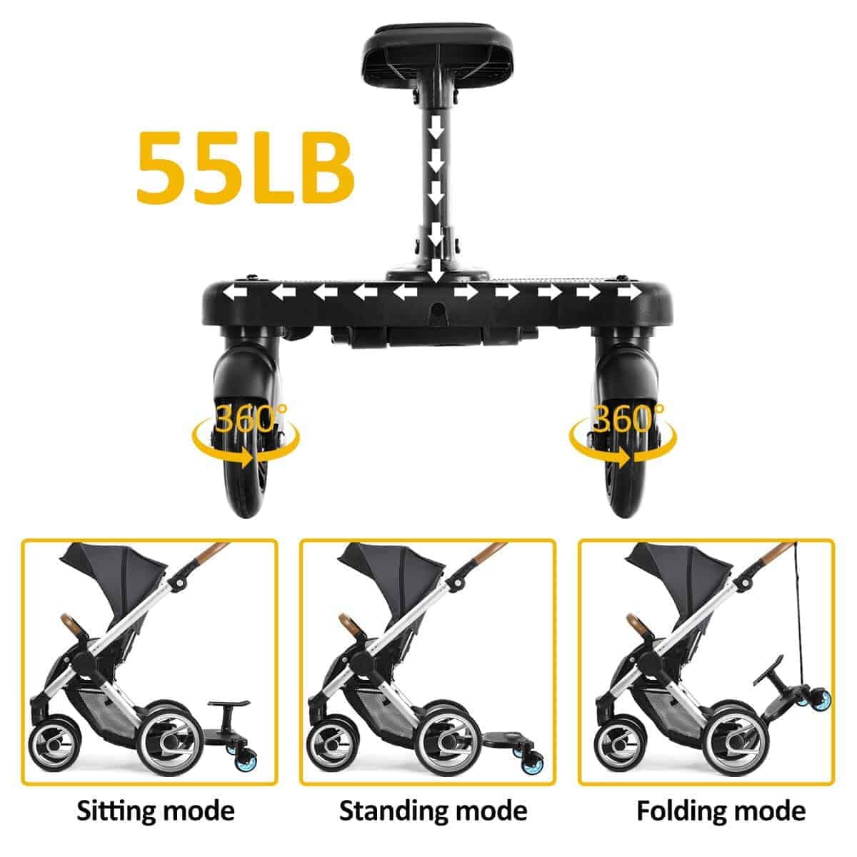 Tabla de cochecito universal 2024 New-Universal Buggy Board - Imagen 5