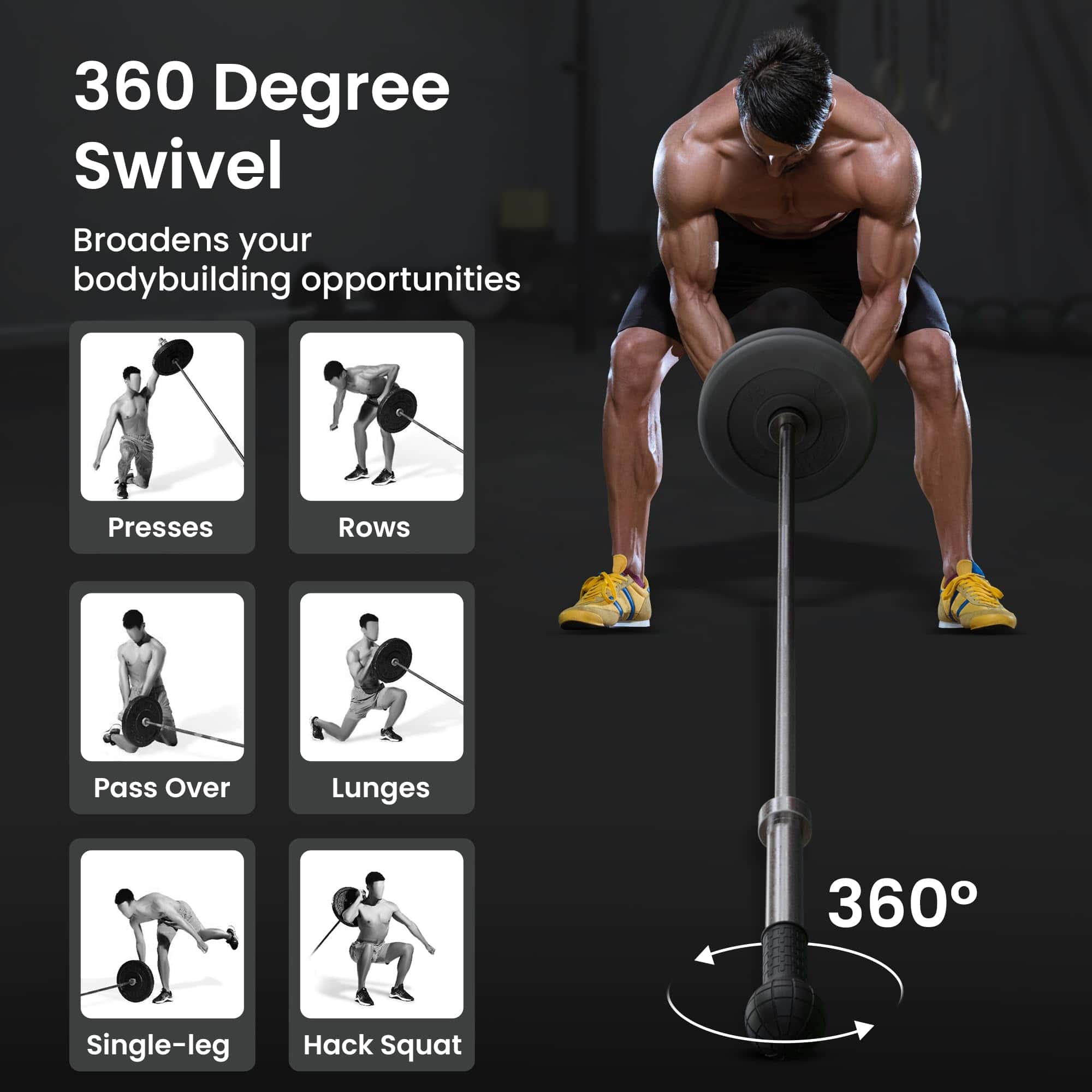 Accesorio de Landmine Fit & Focused para Barra de Pesas, - Imagen 7