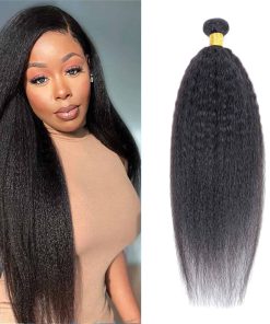 Viyaviya Mechones de Cabello Humano Liso y Rizado Remy de