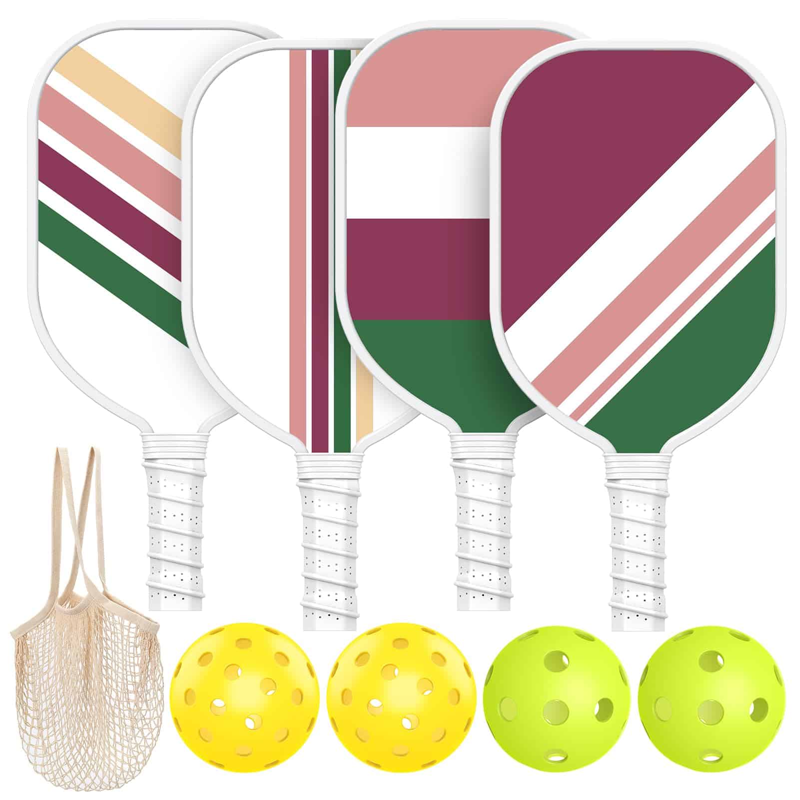 Juego de 4 Palas de Pickleball Aprobadas por la USAPA -
