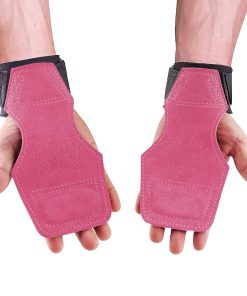 Ganchos para Levantamiento de Pesas TAVIEW -Rosa