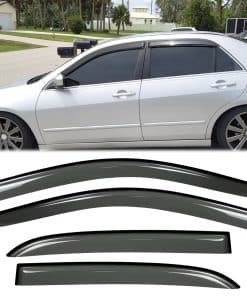 4pcs Deflectores de Ventana Lateral a Prueba de