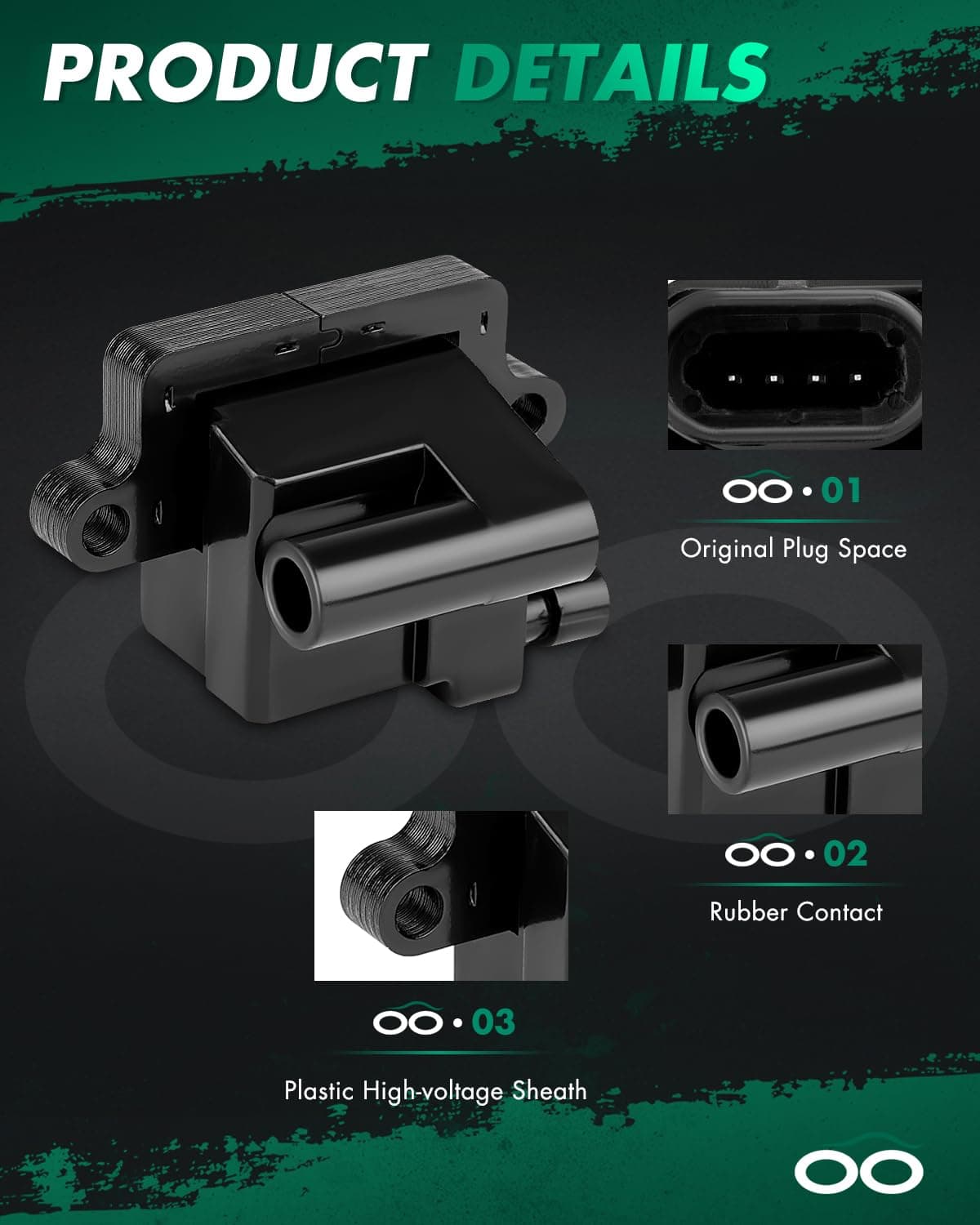 Pack de bobinas de encendido SCITOO para GMC Savana 3500 - Imagen 6