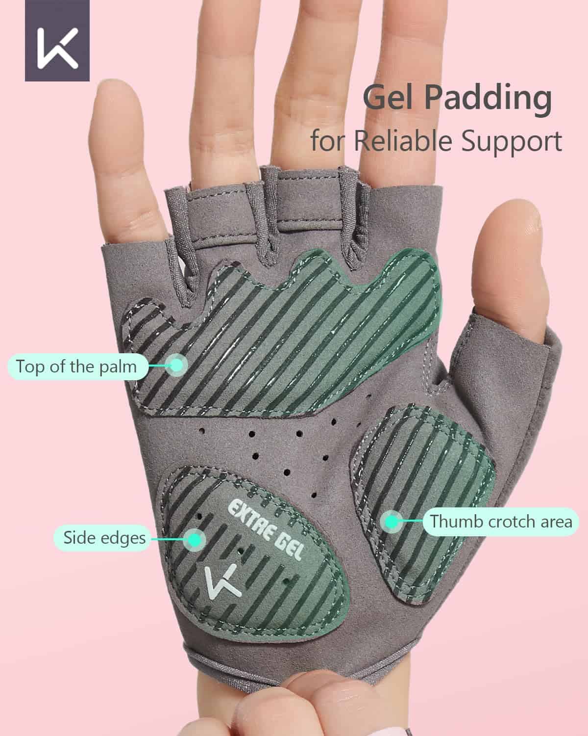 Guantes de Entrenamiento KEEP para Mujeres -Rosado - Imagen 3
