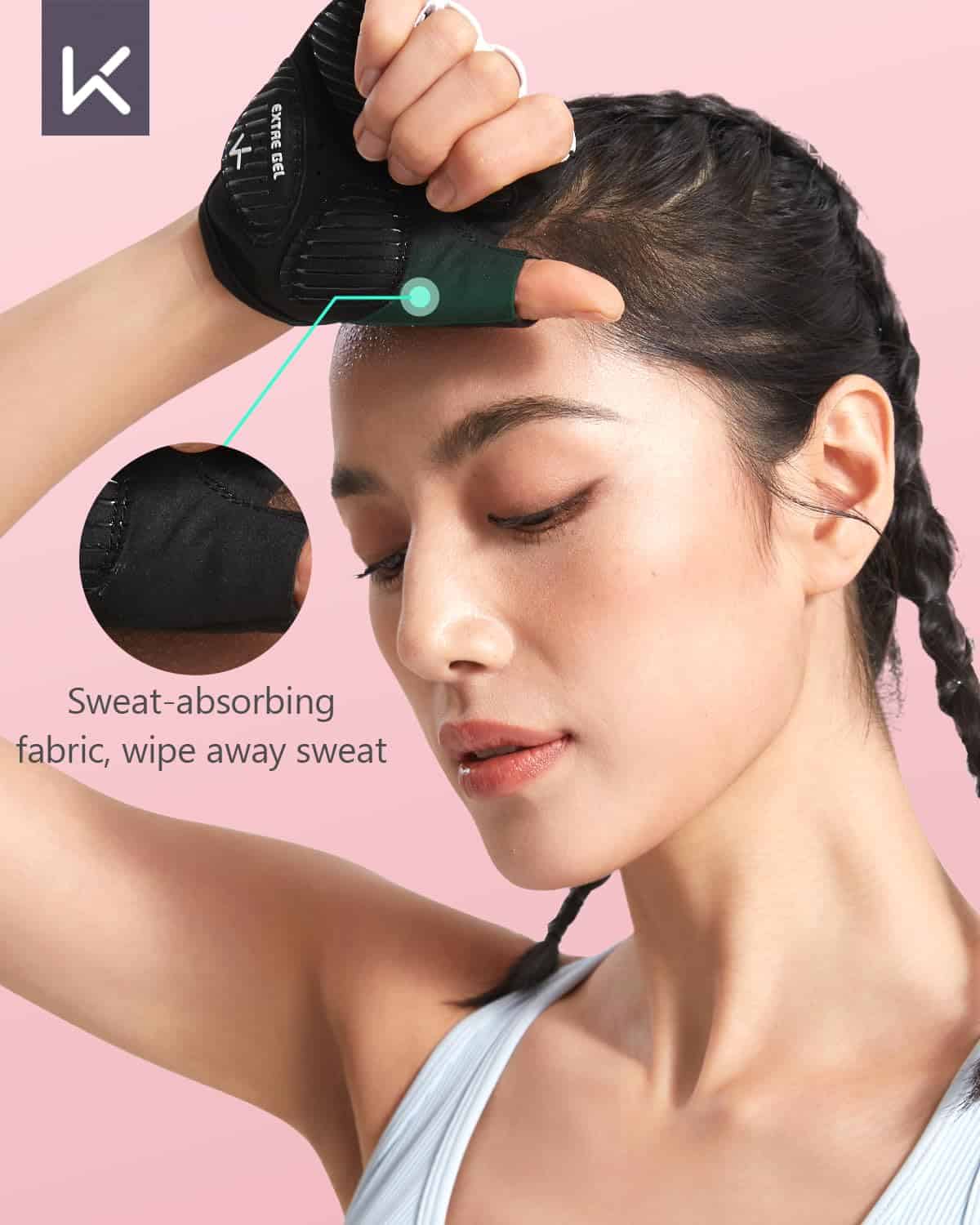 Guantes de Entrenamiento KEEP para Mujeres -Rosado - Imagen 6