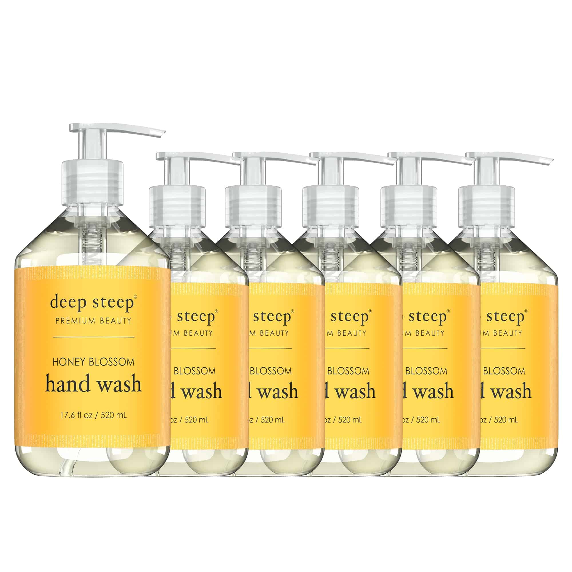 Jabón Líquido de Manos Deep Steep 500ml (Paquete de 6)