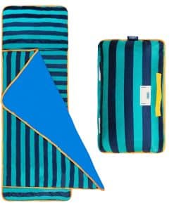 Wildkin Kids Plush Nap Mat - Suave, Acogedor, -Azul Rayas