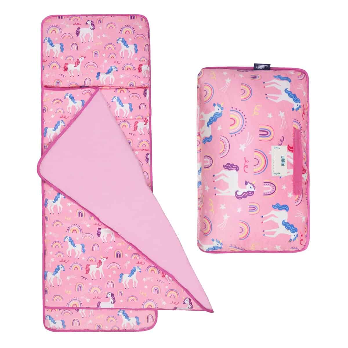 Wildkin Kids Plush Nap Mat - Suave, Acogedor, -Unicornios Ar