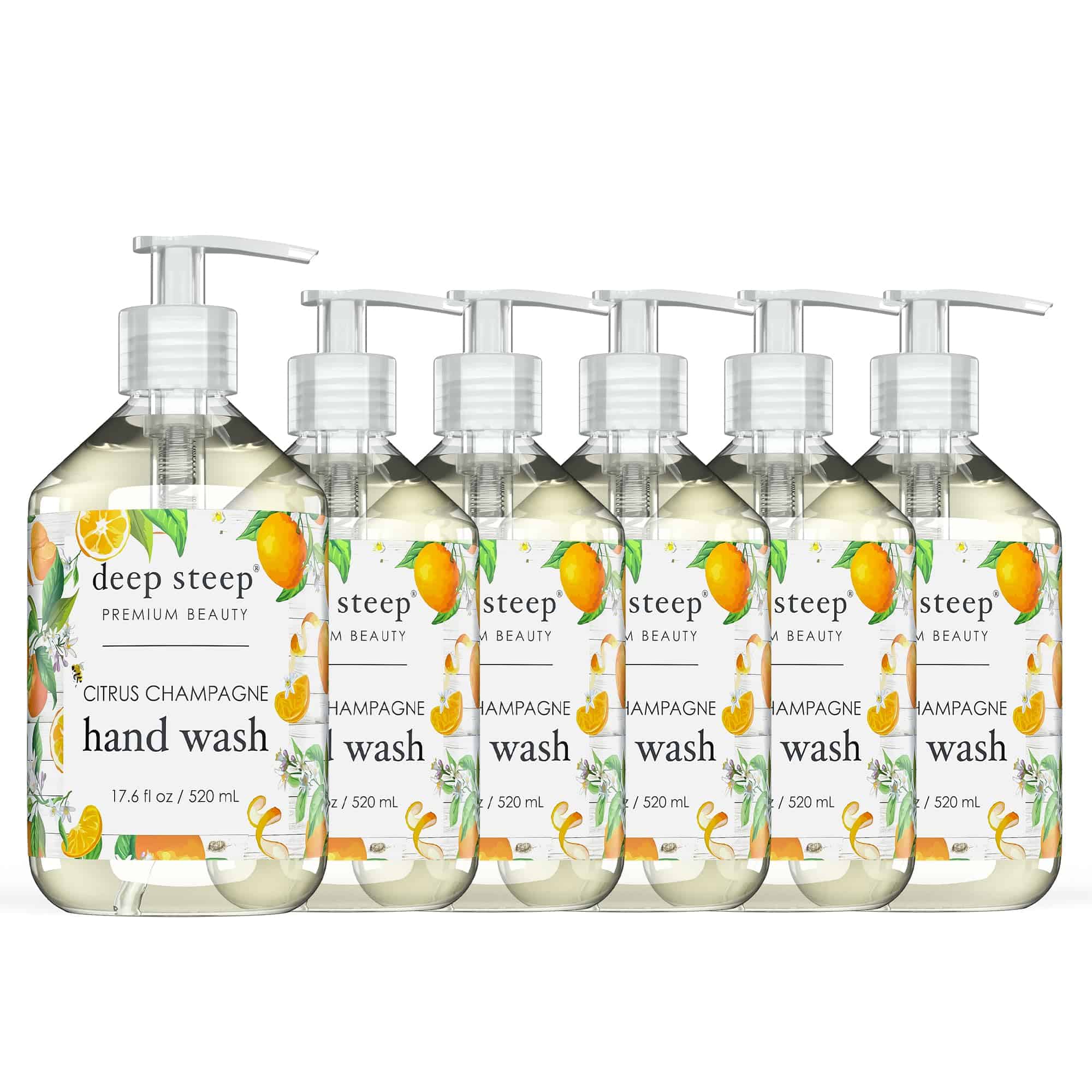 Jabón líquido para manos Deep Steep 17.6oz -Cítricos)