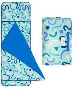 Wildkin Kids Plush Nap Mat - Suave, Acogedor, -Confetti Azul