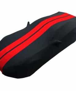 Cubierta para Auto Interior C7 Corvette -Negro con Rayas Roj