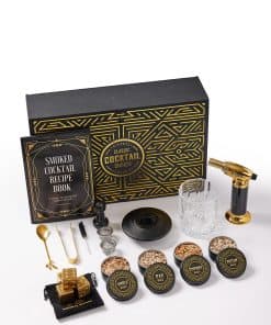 Kit de ahumador para cócteles con antorcha y vaso de